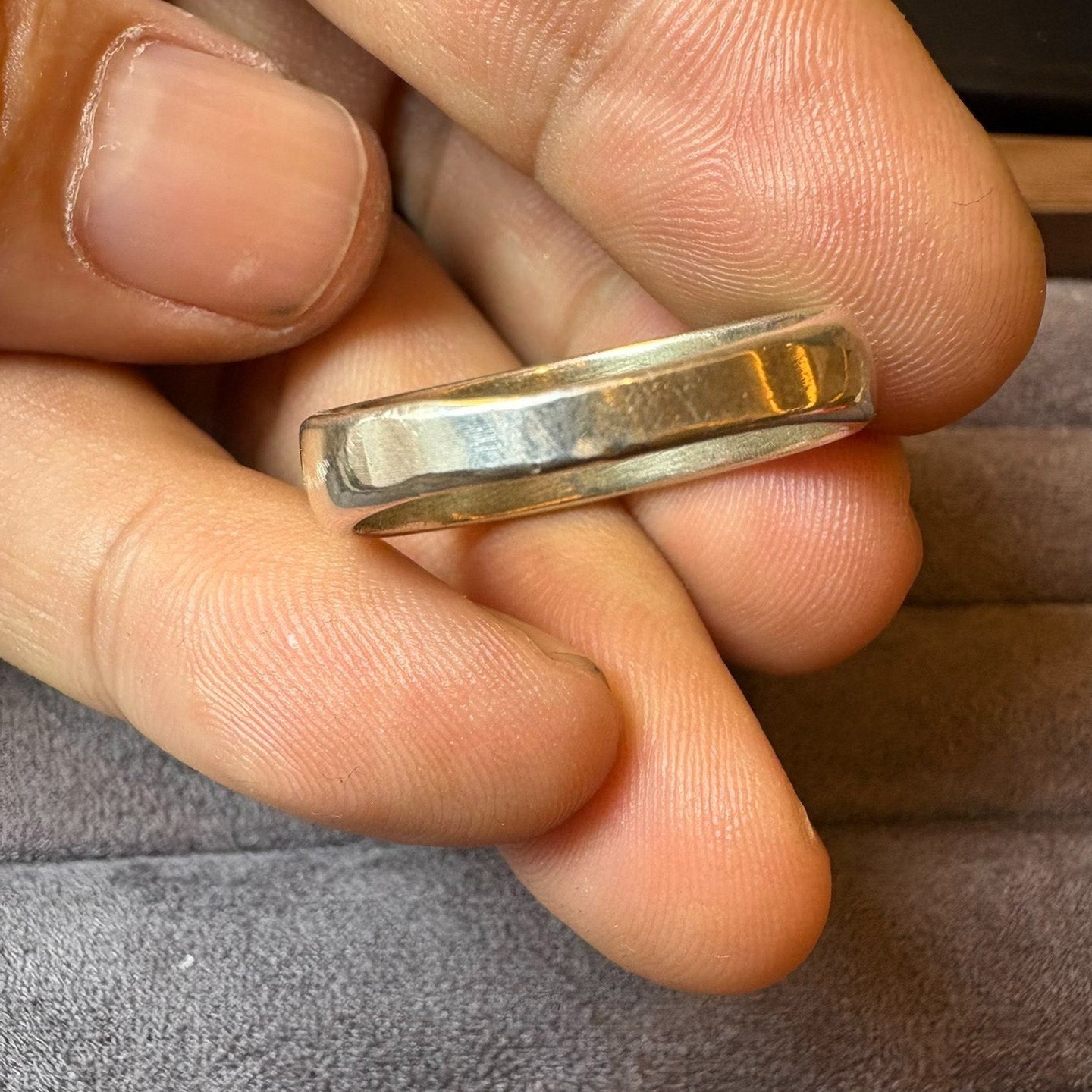 Southwestern Inlay Turquoise & Coral Sterling Silver Ring