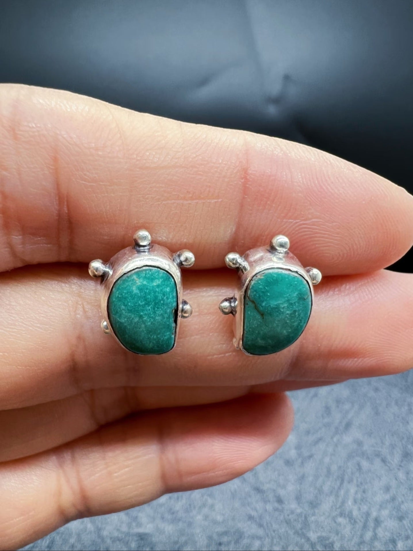 Raw Gemstone-Inspired Minimalist Earrings