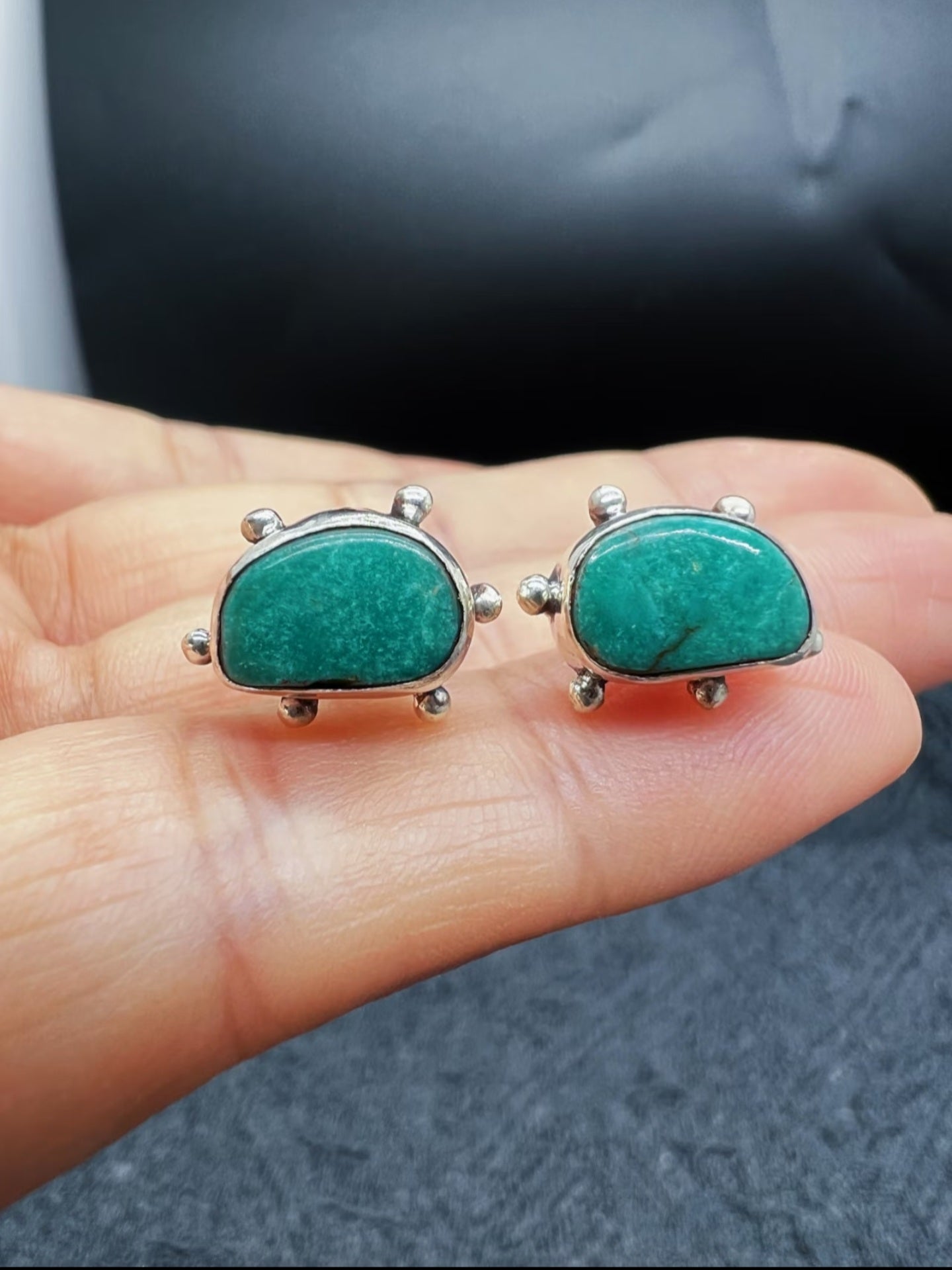 Raw Gemstone-Inspired Minimalist Earrings