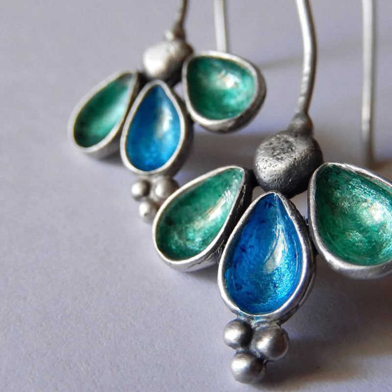 Bohemian Exquisite Three Leaf Women's Earrings