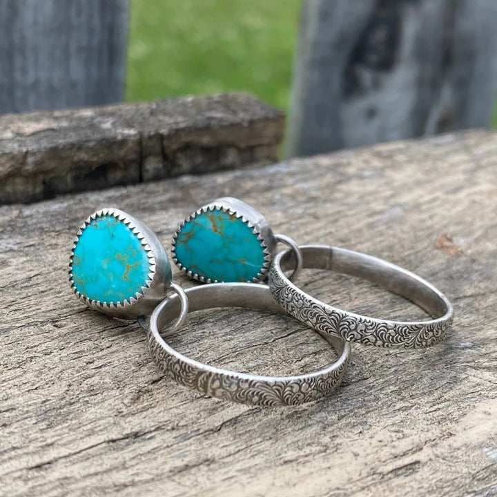 Turquoise Pendant Earrings for Women