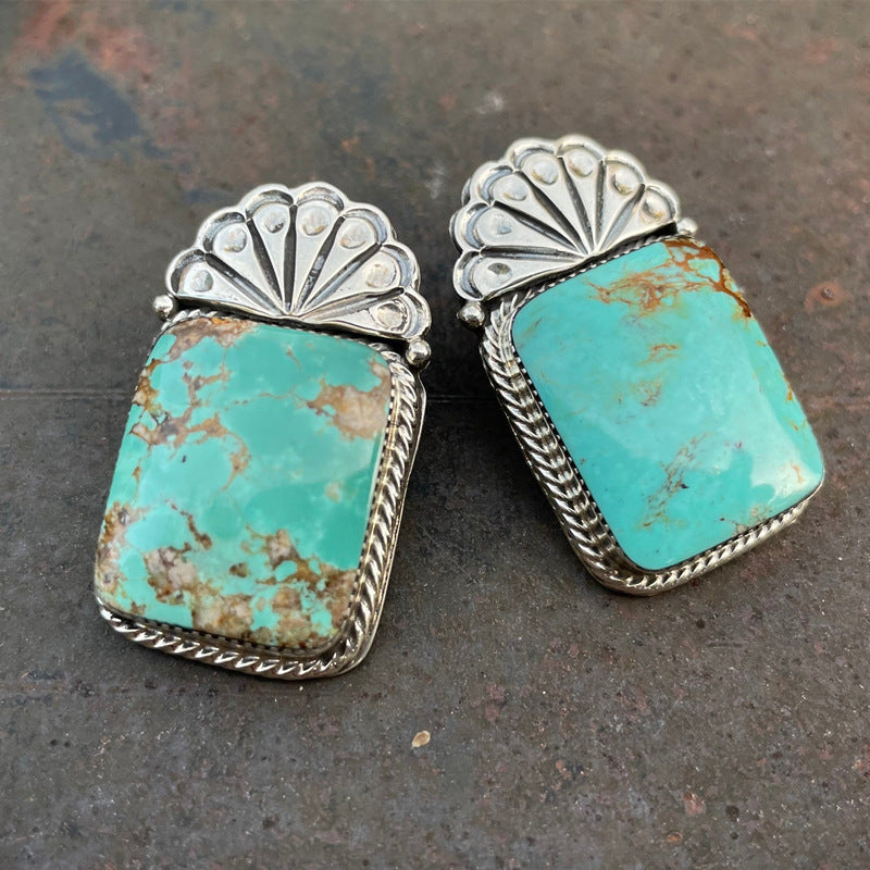 Bohemian Vintage Turquoise Earrings