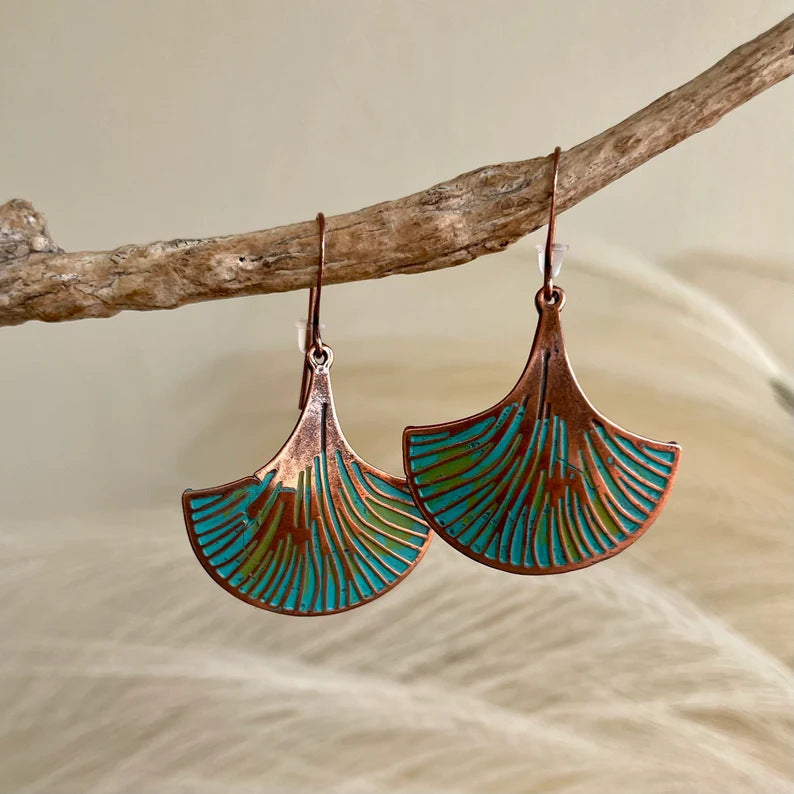 Bohemian Handmade Fan Earrings