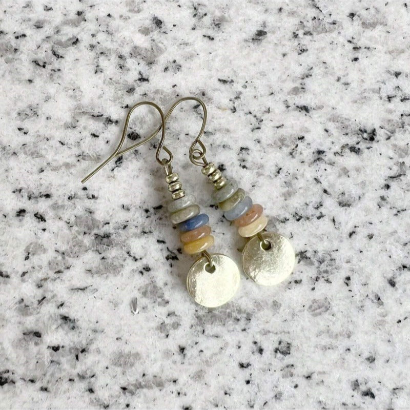 Handmade Natural Stone Women's Earrings Gift
