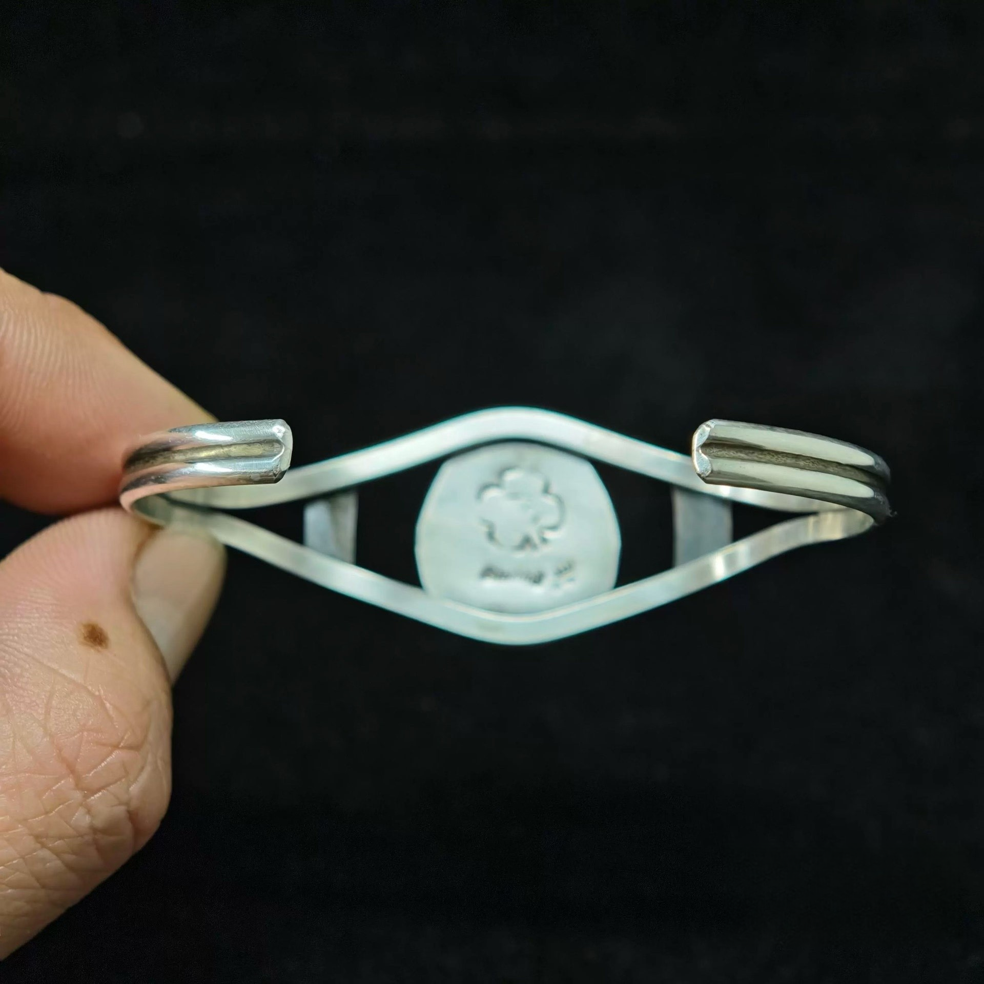 Handcrafted Sterling Silver Turquoise Cuff Bracelet