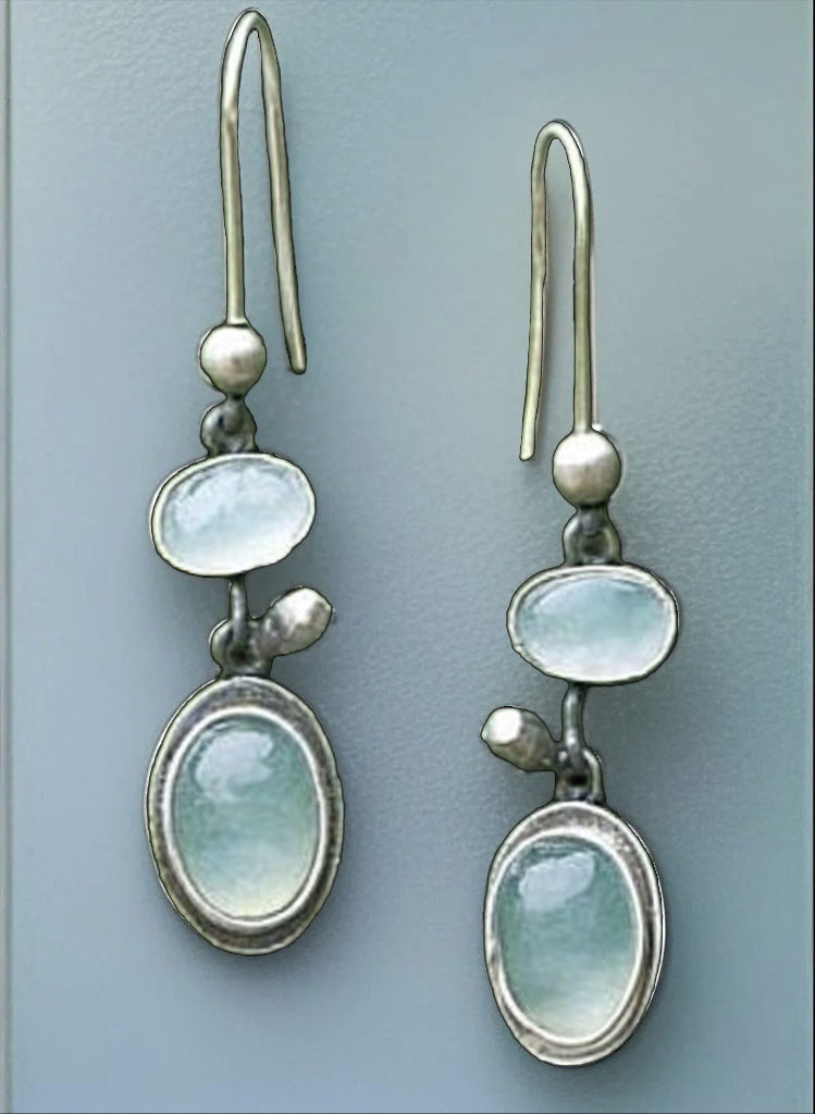 Elegant Moonstone Drop Earrings