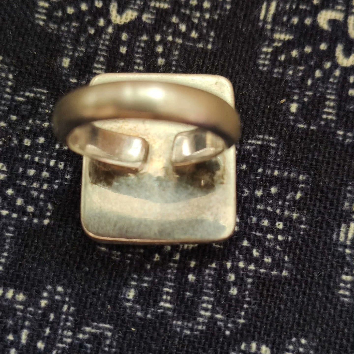 Sterling Silver Turquoise Ring – Minimalist Bezel Set Oval Gemstone Statement Ring