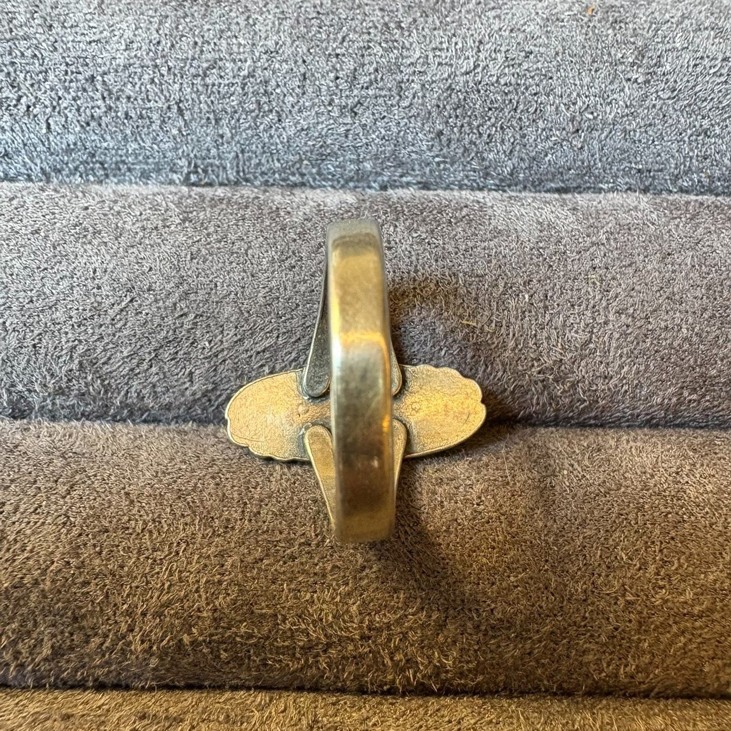 Vintage Long Oval Turquoise Ring