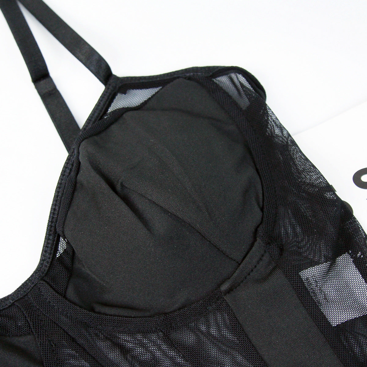 Sheer Backless Lace Bodysuit