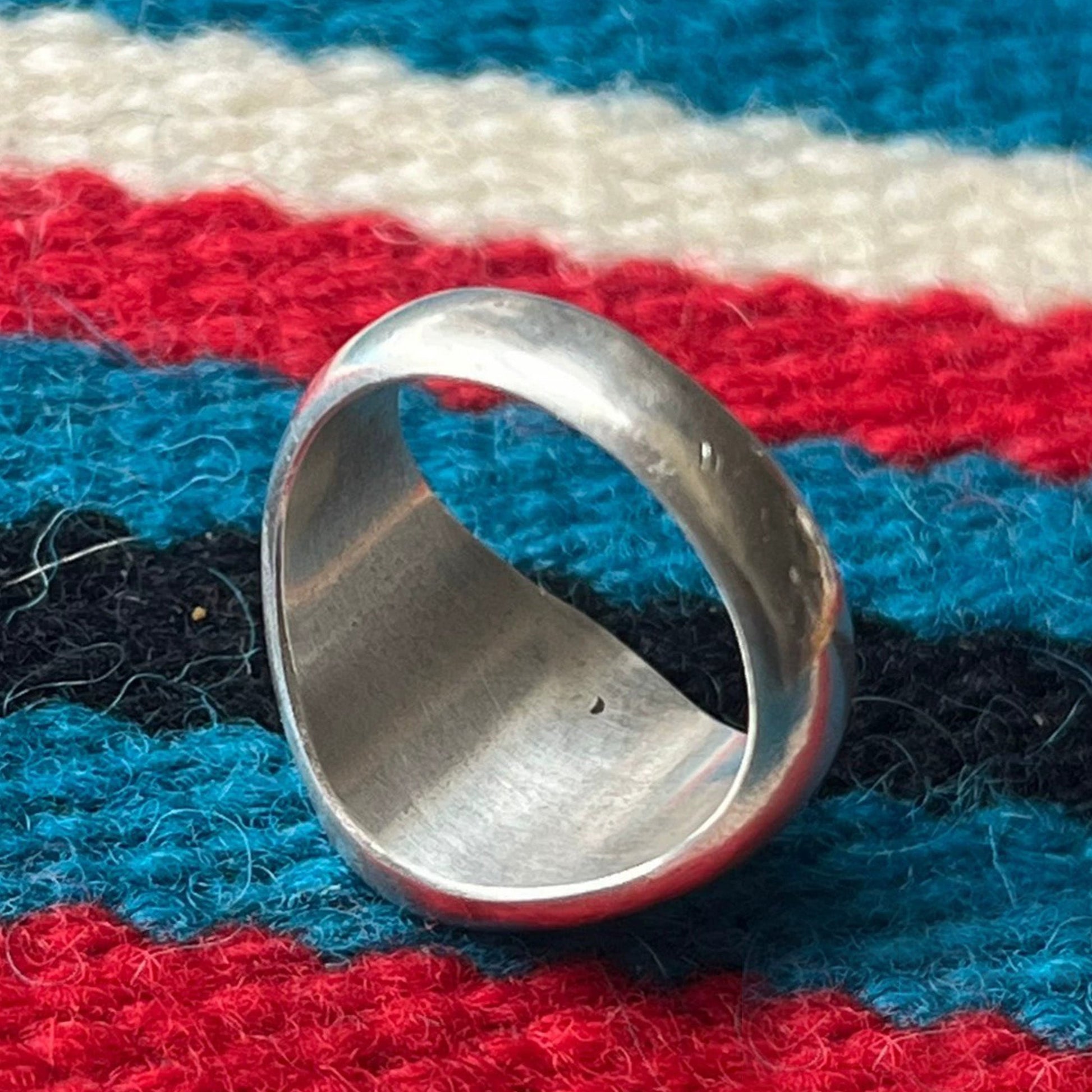 Minimalist Sterling Silver Signet Ring