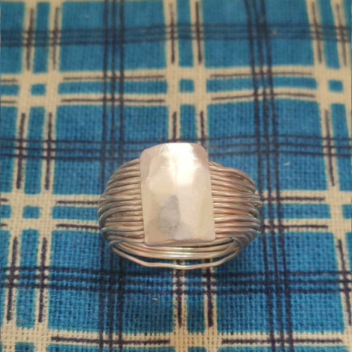 Multilayered Silver Wire Ring – Elegant Statement Jewelry for Everyday Wear