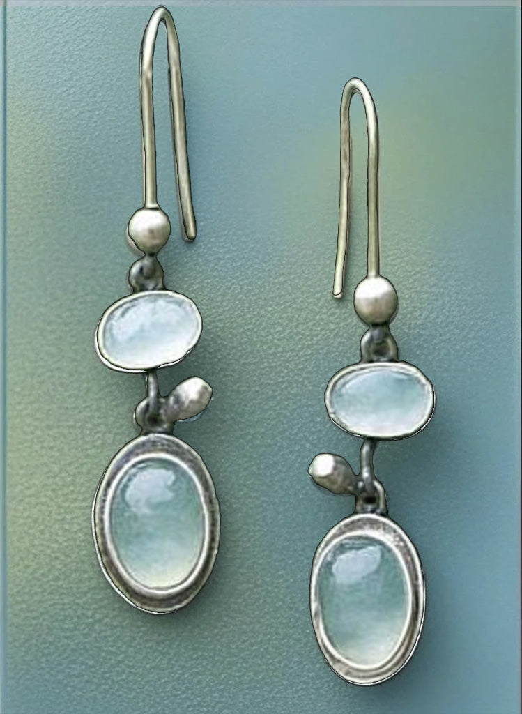 Elegant Moonstone Drop Earrings