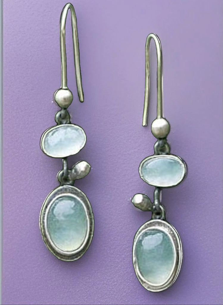Elegant Moonstone Drop Earrings