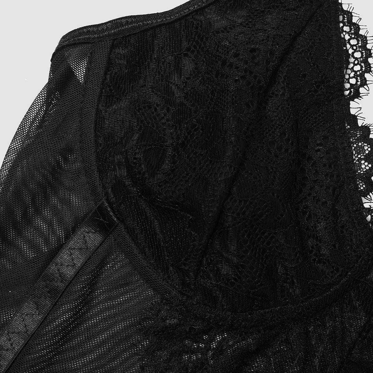 Deep V Lace Bodysuit