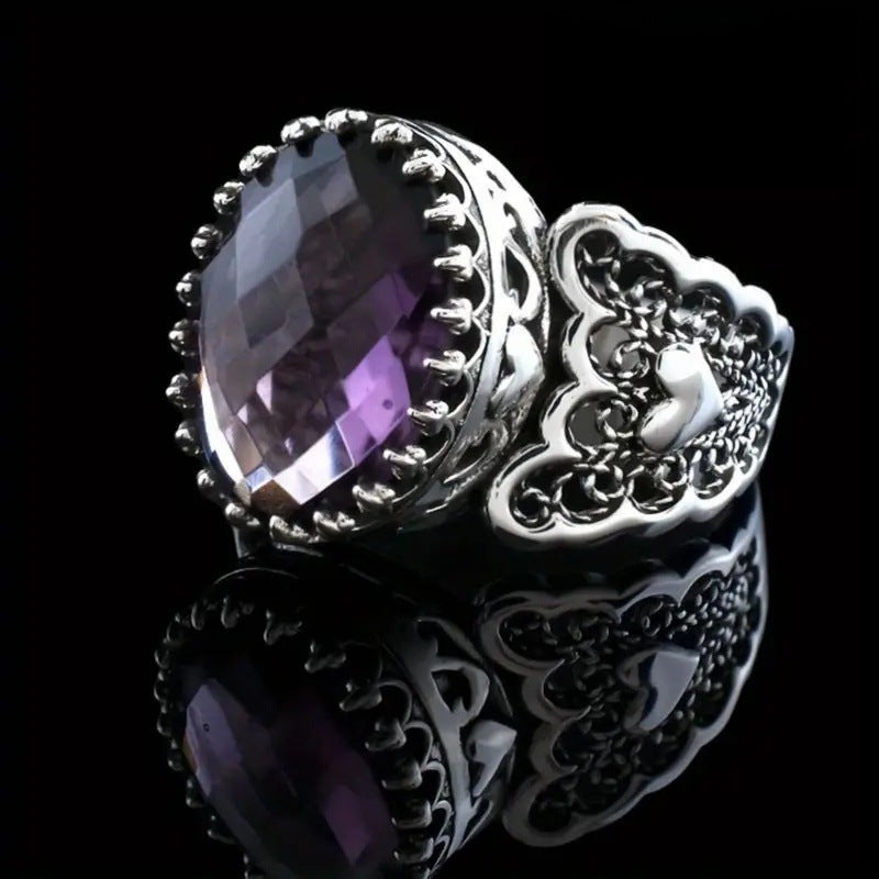 Retro Exaggerated And Simple Personalized Women's Ring