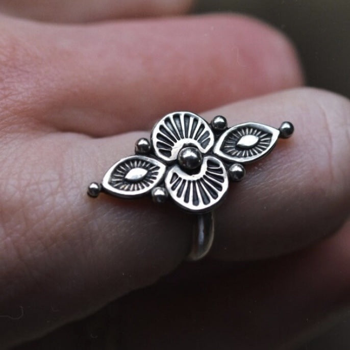 Personality Ethnic Style Female Ring