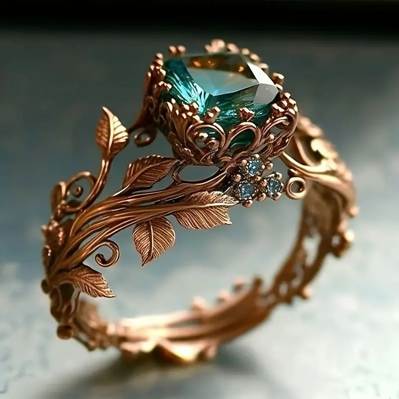 Vintage Floral Vine Ring