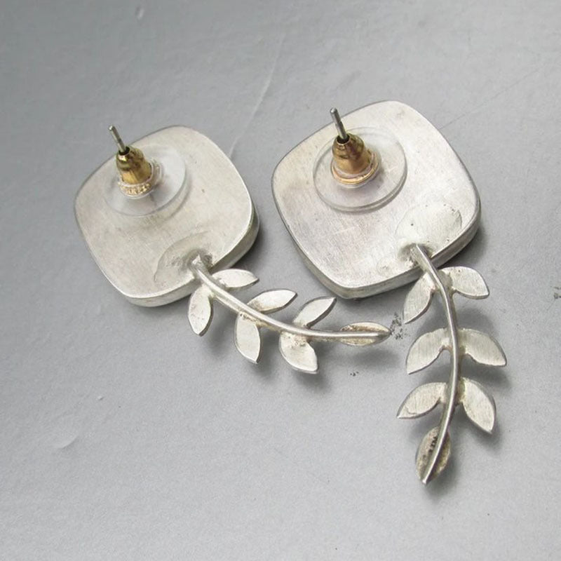 Creative Plant Leaf Stud Earrings