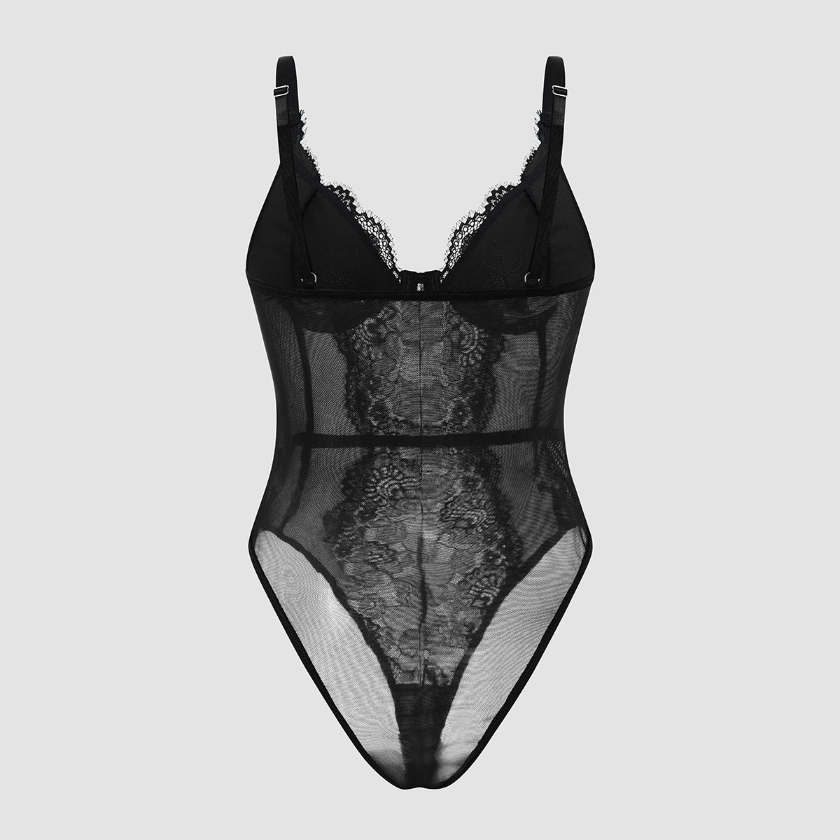 Deep V Lace Bodysuit
