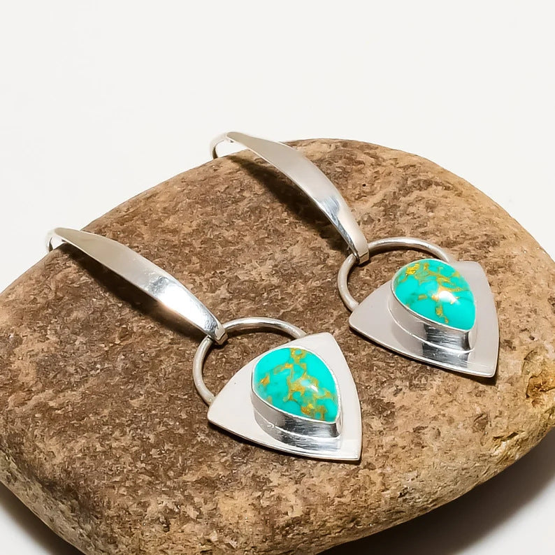 Bohemian Turquoise Women's Earrings