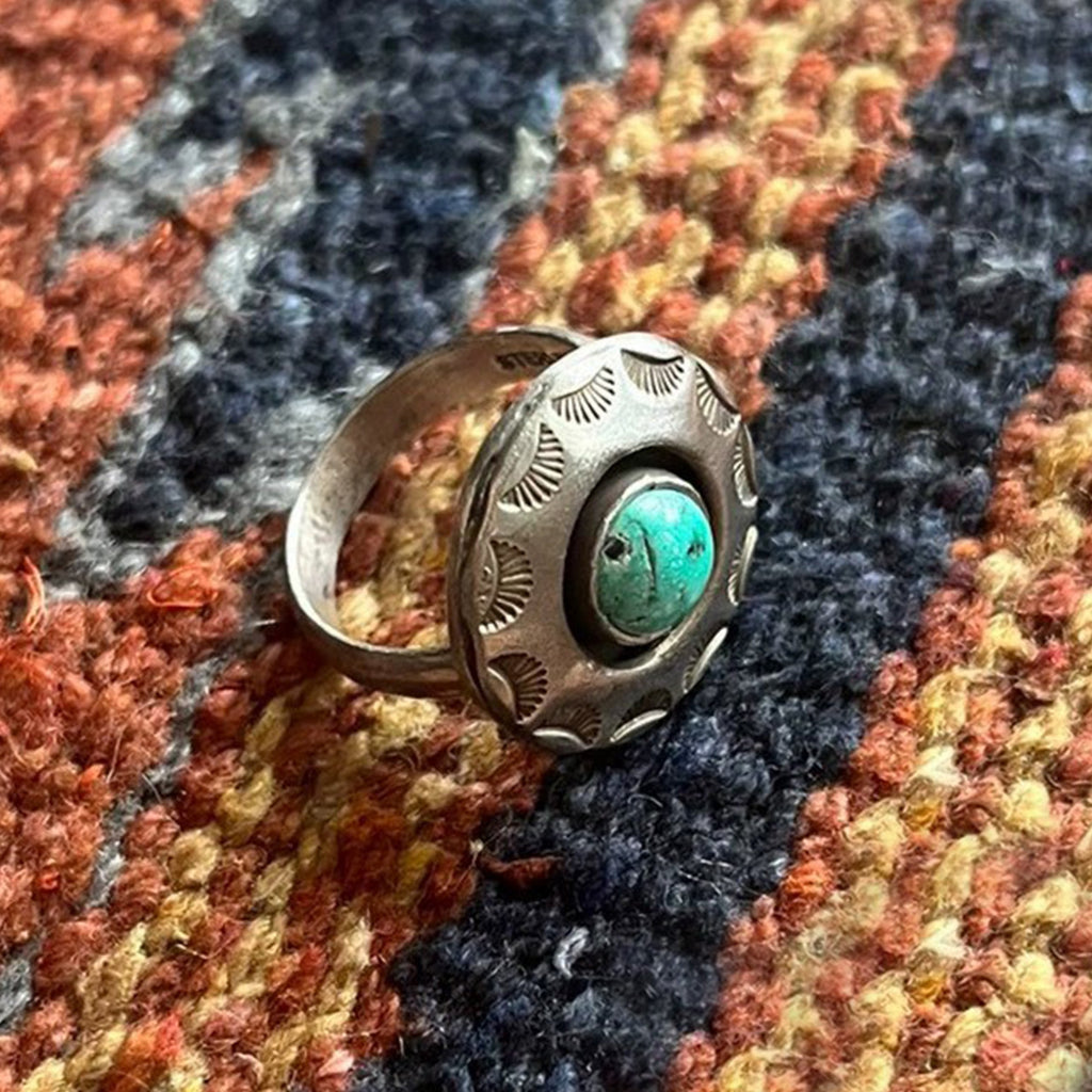 Sterling Silver Round Statement Ring