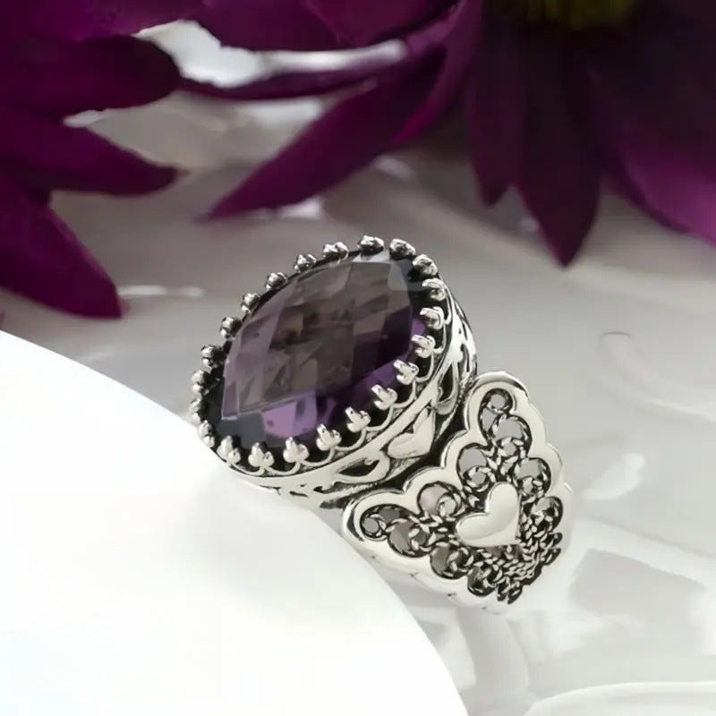 Retro Exaggerated And Simple Personalized Women's Ring